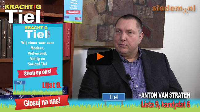 Wybory w Holandii - Anton van Straten - rozmowa z kandydatem Krachtig Tiel
