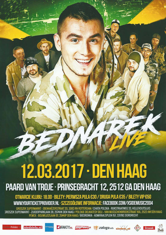 Kamil Bednarek w Holandii, Haga - zaproszenie